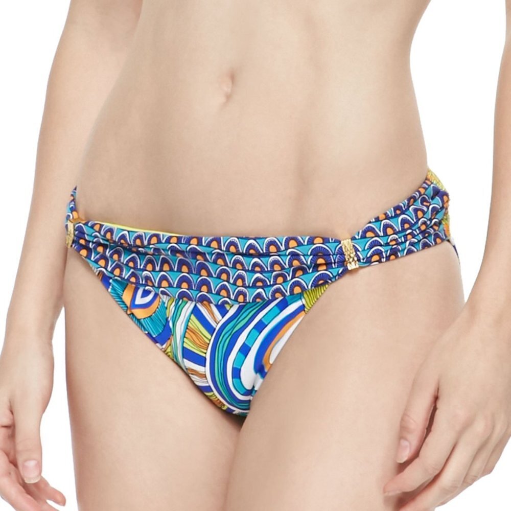 NWT Trina Turk Amazonia Banded Hipster Bikini Bottom 12